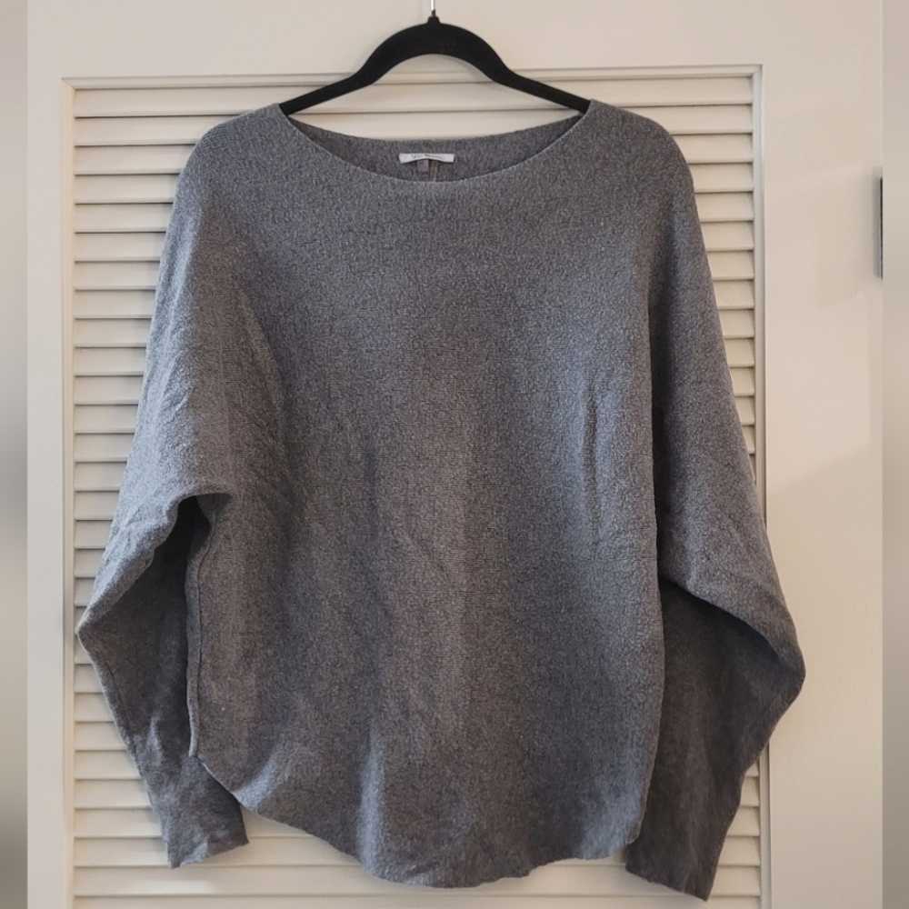 Vila Milam - Grey Long-Sleeve Loose-Fit Top